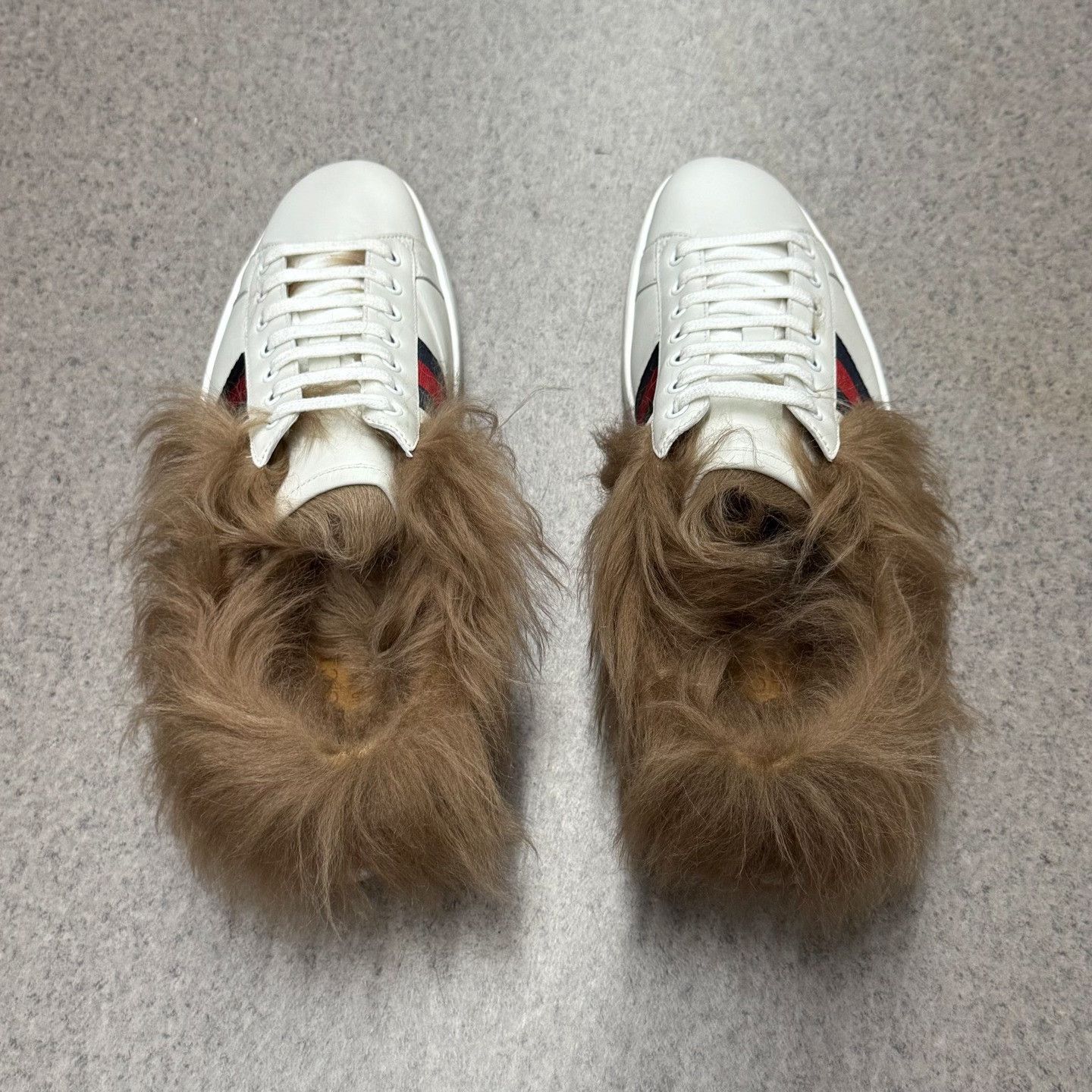 Gucci Gucci White Lowtop Sneakers 12 Men Size US 12 / EU 45 - 8 Thumbnail