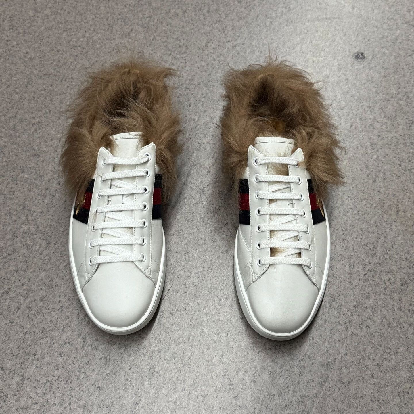 Gucci Gucci White Lowtop Sneakers 12 Men Size US 12 / EU 45 - 5 Thumbnail