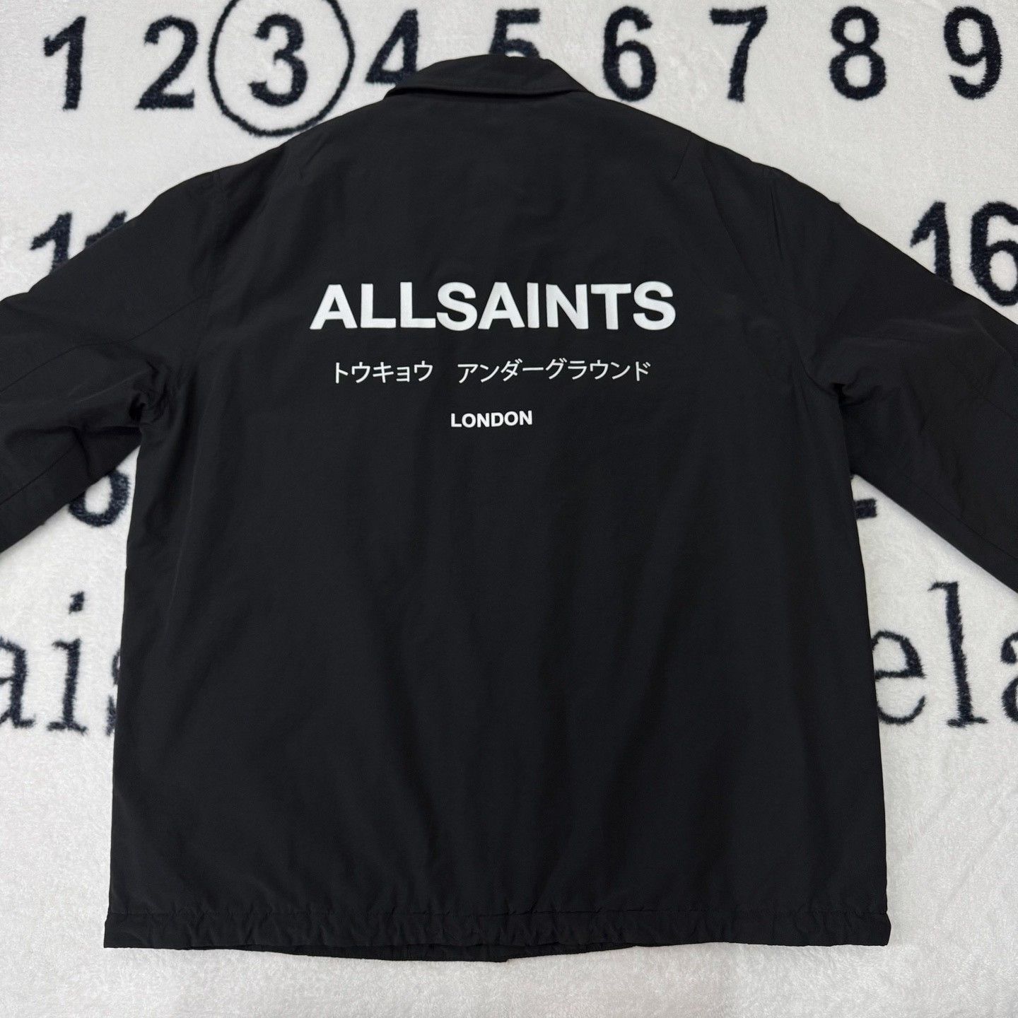 Allsaints AllSaints Training Cotton Black Heavy Coat xl Men Size US XL / EU 56 / 4 - 3 Thumbnail