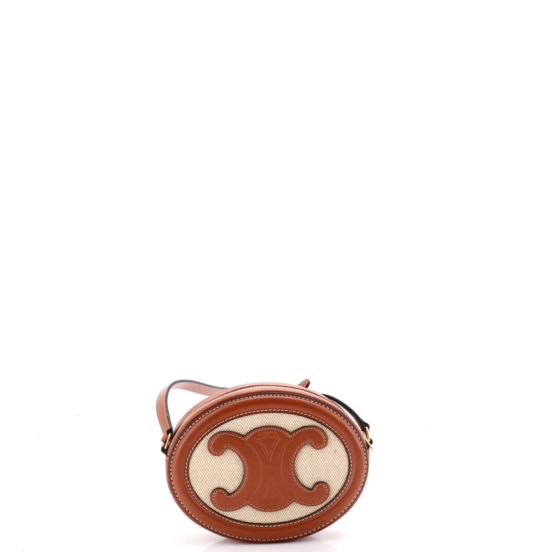 Celine Triomphe Oval Crossbody Bag Size ONE SIZE - 3 Thumbnail