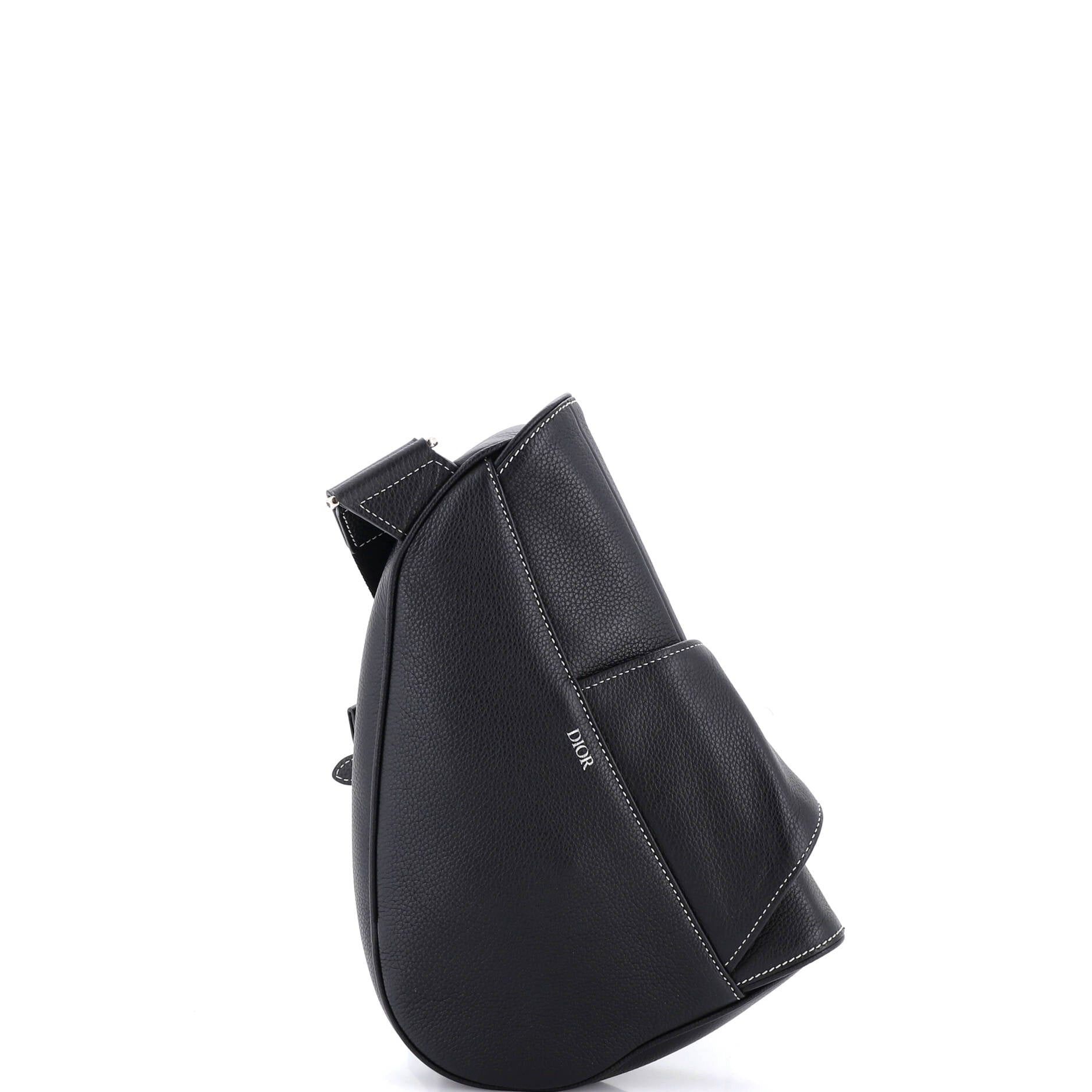 Dior Alex Foxton Logo Saddle Crossbody Bag Size ONE SIZE - 3 Thumbnail