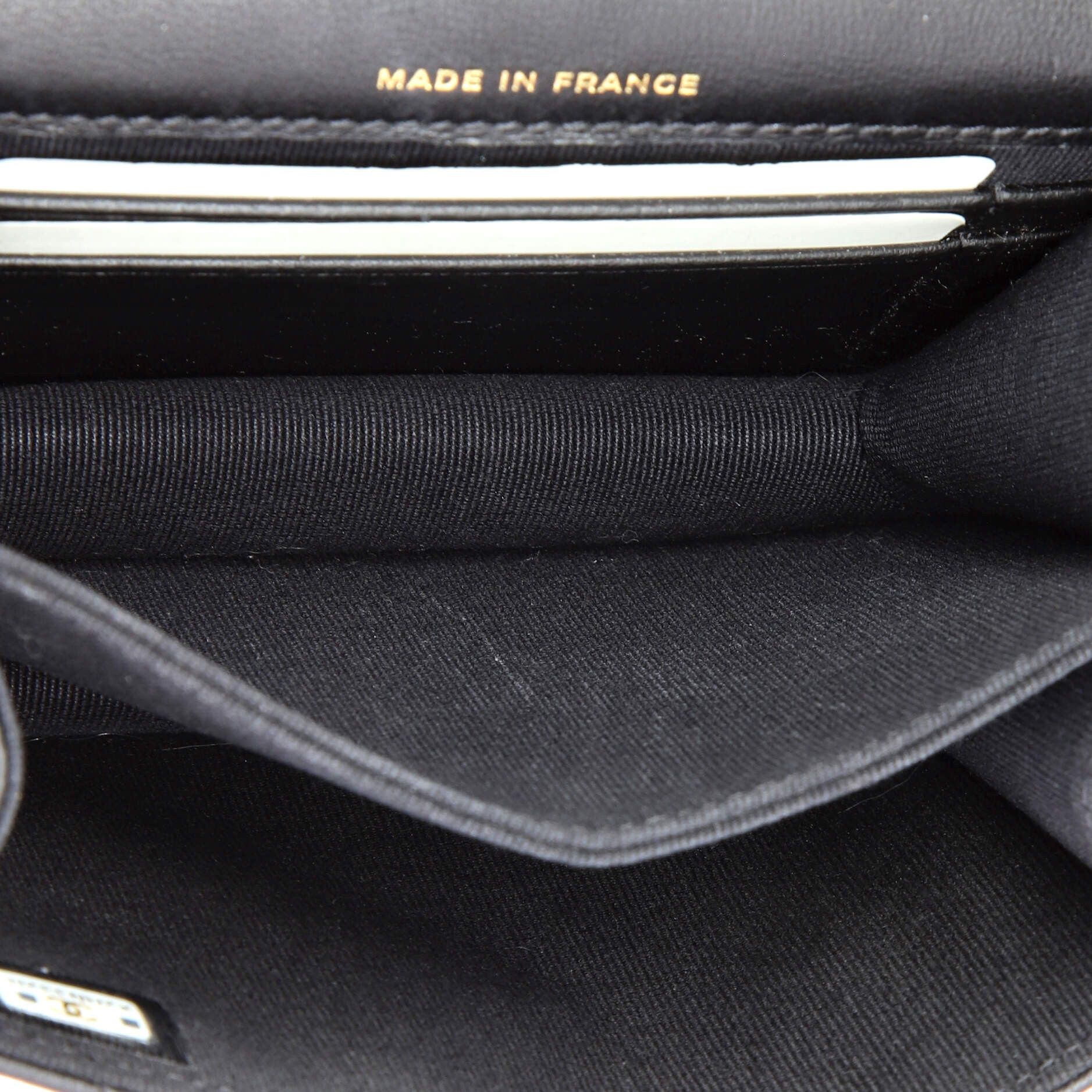 Chanel Woven Top Handle CC Flap Clutch on Chain Size ONE SIZE - 5 Thumbnail