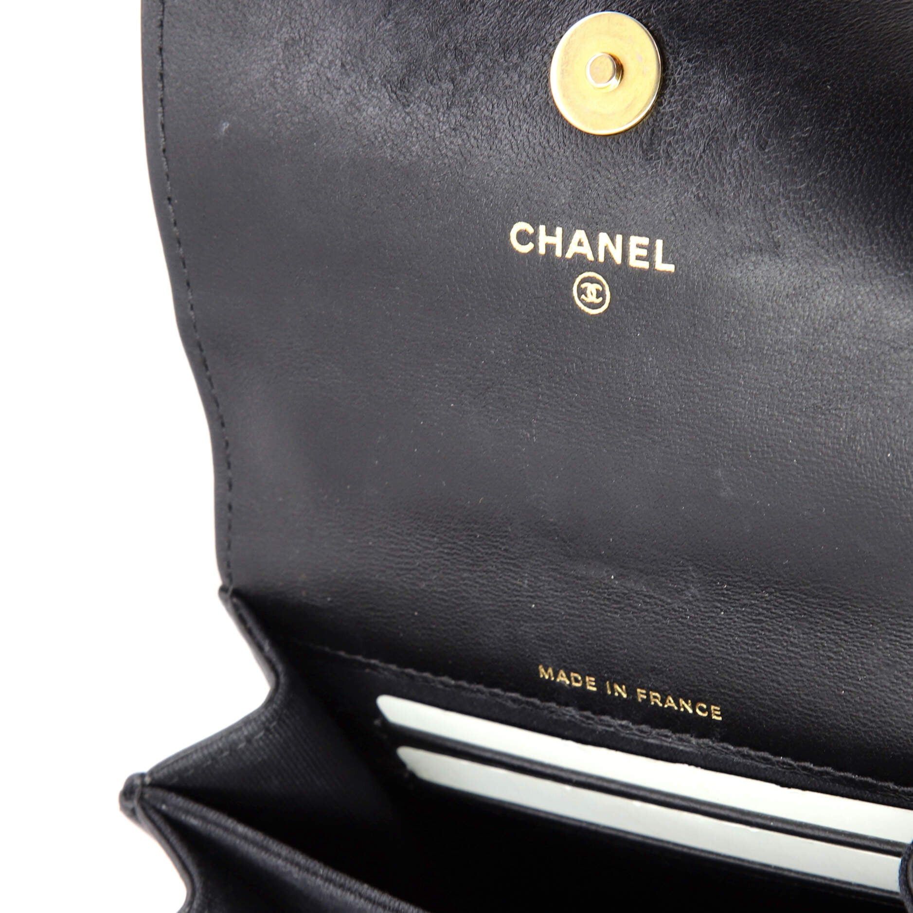 Chanel Woven Top Handle CC Flap Clutch on Chain Size ONE SIZE - 7 Thumbnail
