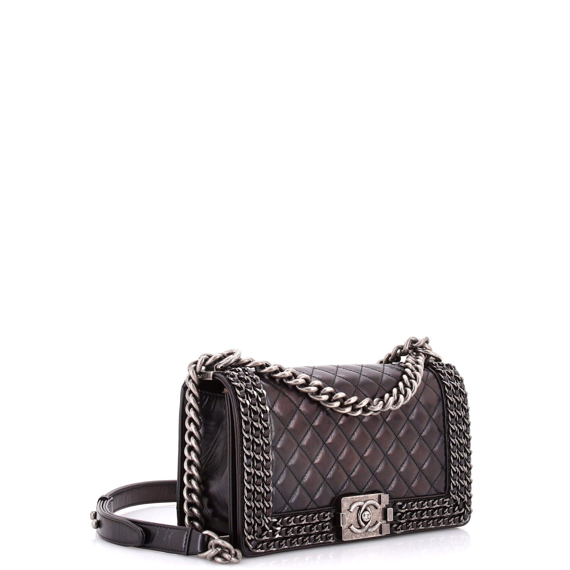 Chanel Chained Boy Flap Bag Size ONE SIZE - 3 Thumbnail