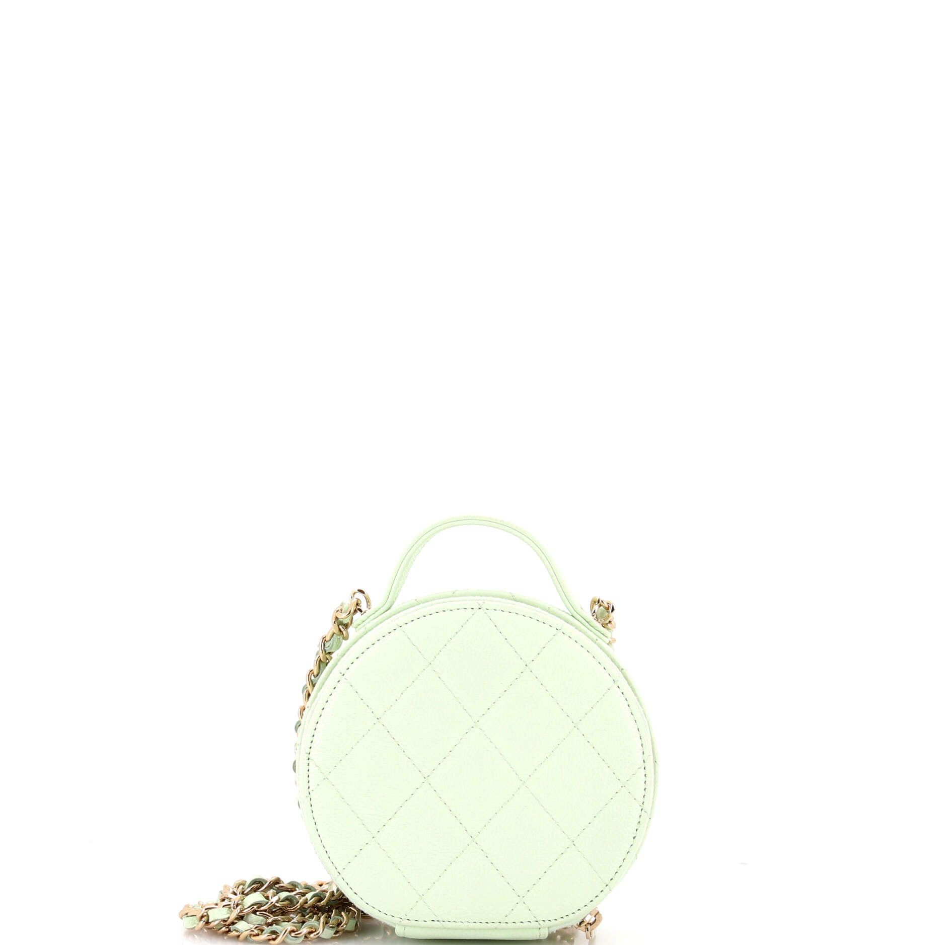 Chanel Handle with Care Round Vanity Case with Chain Size ONE SIZE - 4 Thumbnail