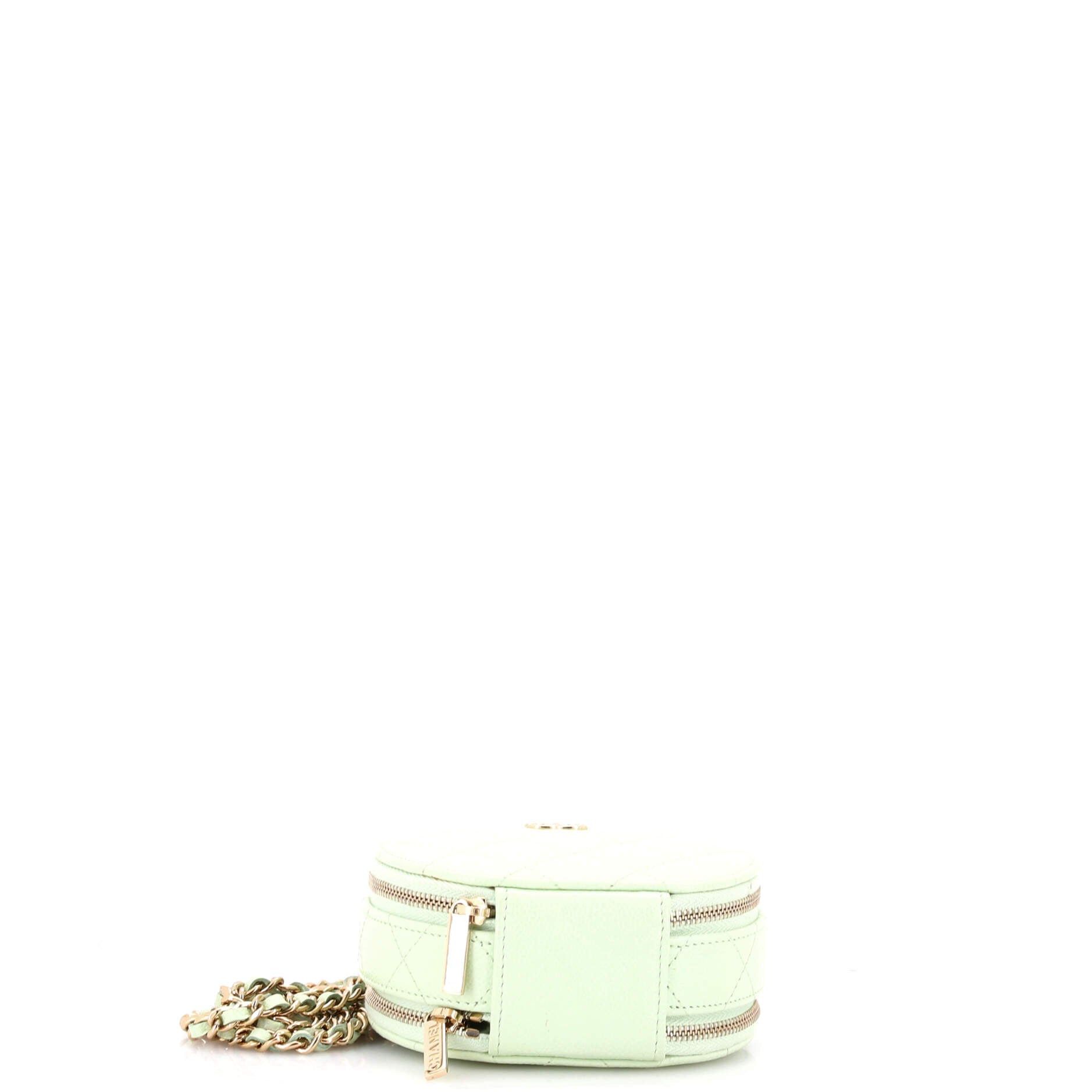 Chanel Handle with Care Round Vanity Case with Chain Size ONE SIZE - 5 Thumbnail