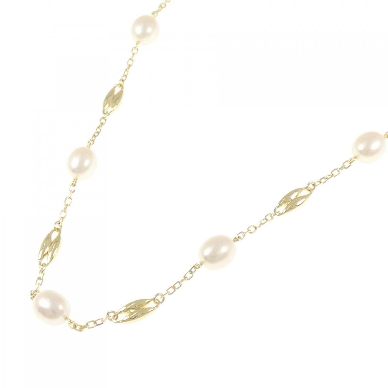 Mikimoto Mikimoto Mikimoto Freshwater Pearl Au750 Necklace Precious Metal Necklace DUTY FREE for USA Size ONE SIZE - 2 Thumbnail