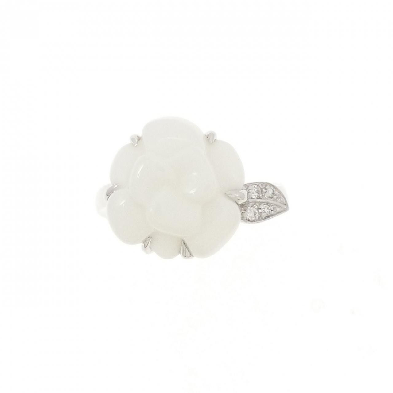 Chanel Chanel Chanel Camelia Diamond Ring Precious Metal Ring J2939 DUTY FREE for USA Size ONE SIZE - 2 Thumbnail