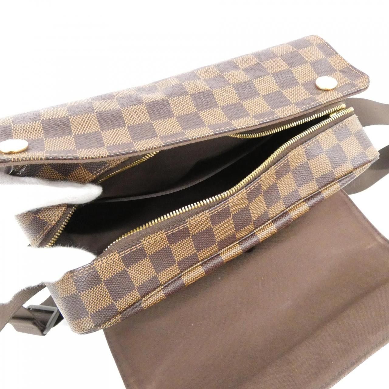 Louis Vuitton Louis Vuitton Louis Vuitton Naviglio Damier Shoulder Bag Textile Shoulder Bag N45255 DUTY FREE for USA Size ONE SIZE - 9 Thumbnail