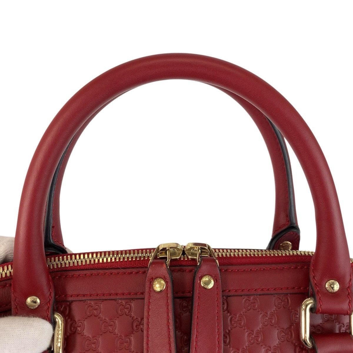 Gucci Gucci Gucci Microguccissima Leather 2way bag Leather Handbag 449663 DUTY FREE for USA Size ONE SIZE - 8 Thumbnail