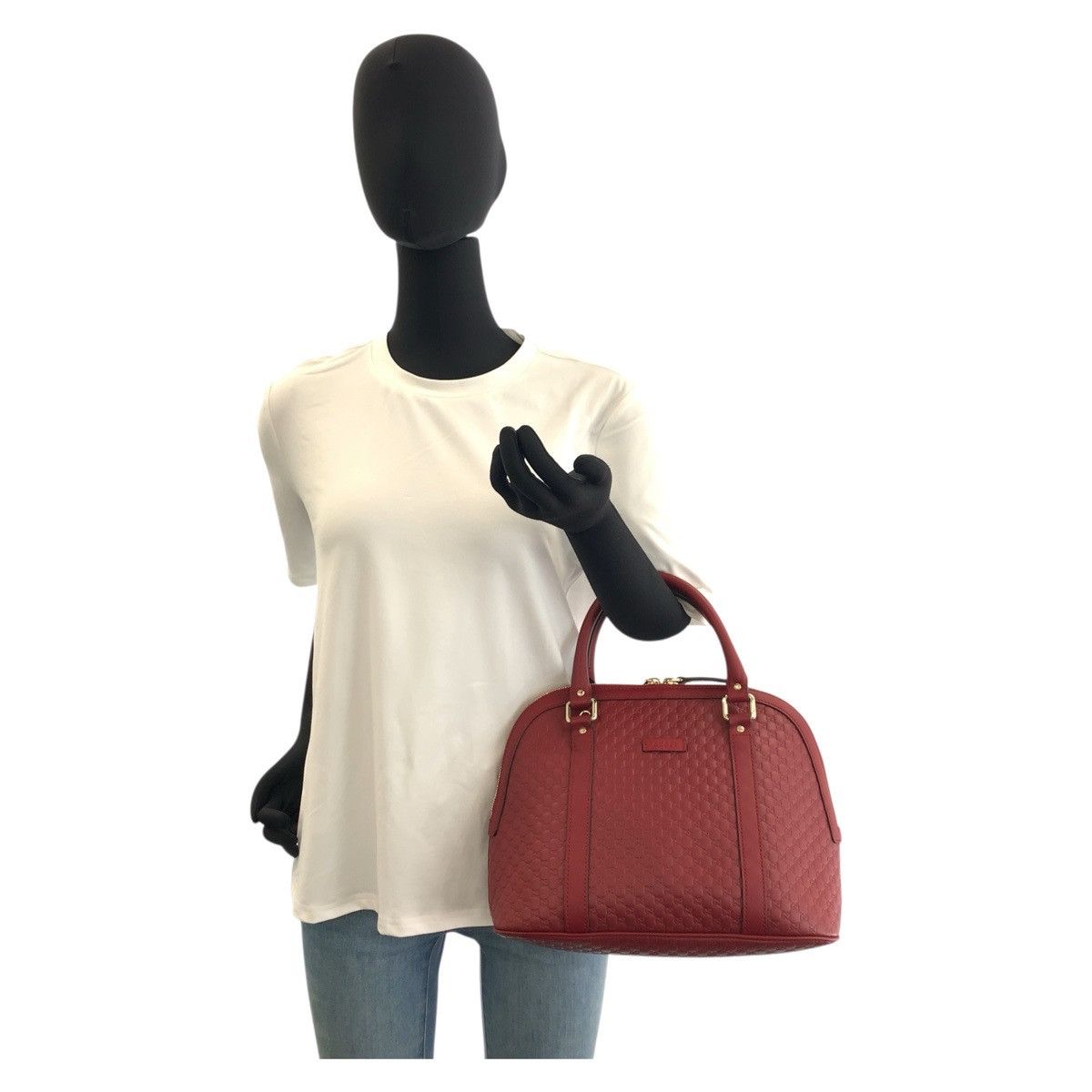 Gucci Gucci Gucci Microguccissima Leather 2way bag Leather Handbag 449663 DUTY FREE for USA Size ONE SIZE - 6 Thumbnail