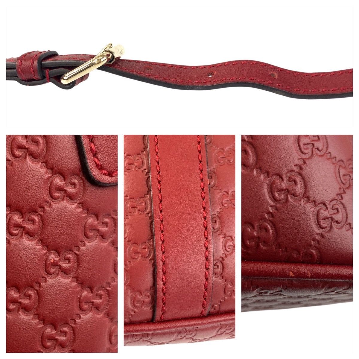 Gucci Gucci Gucci Microguccissima Leather 2way bag Leather Handbag 449663 DUTY FREE for USA Size ONE SIZE - 5 Thumbnail