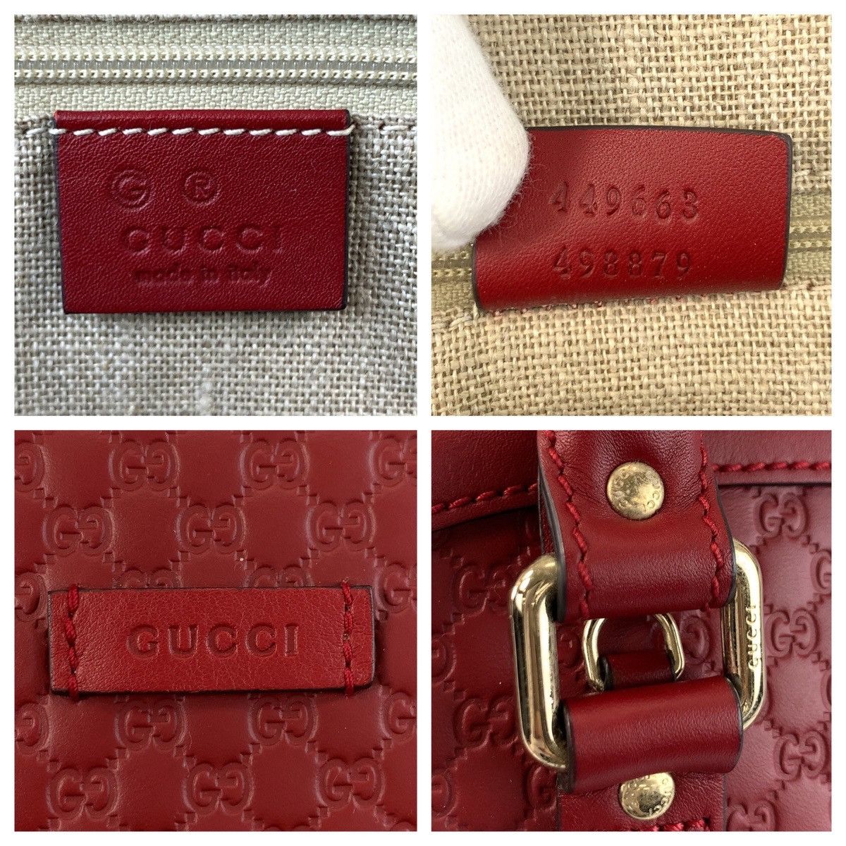 Gucci Gucci Gucci Microguccissima Leather 2way bag Leather Handbag 449663 DUTY FREE for USA Size ONE SIZE - 4 Thumbnail