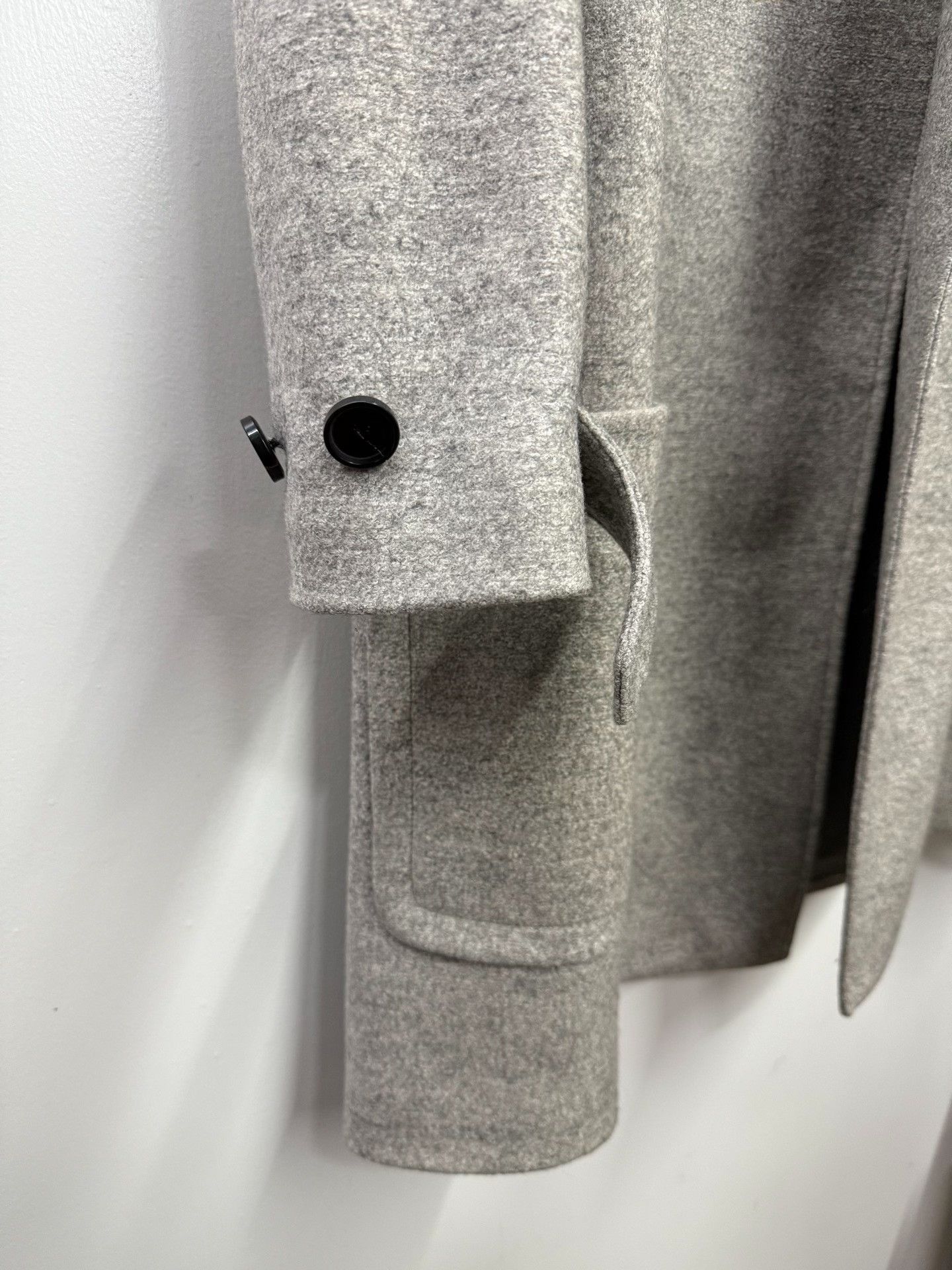 Burberry Burberry Wool Gray Heavy Coat l Men Size US L / EU 52-54 / 3 - 3 Thumbnail