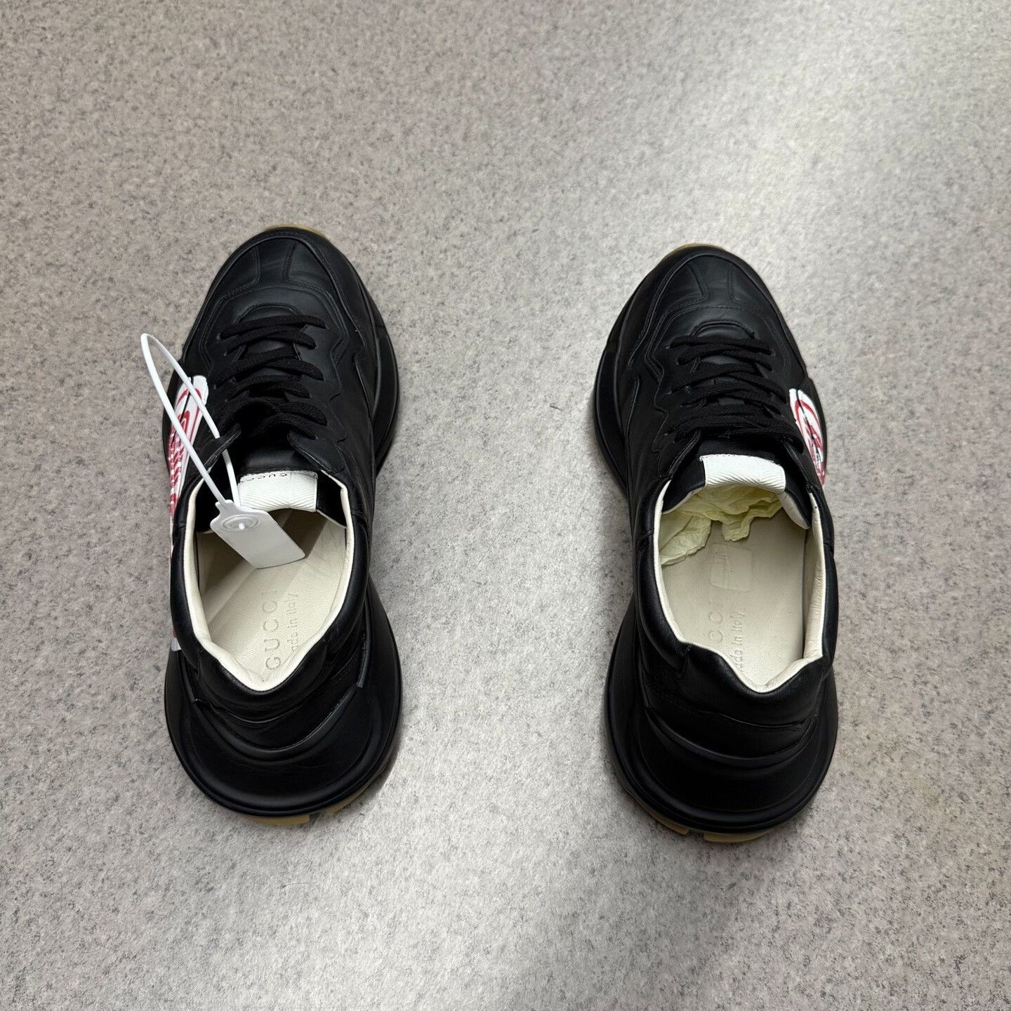 Gucci Gucci Black Lowtop Sneakers 10 Men Size US 10 / EU 43 - 8 Thumbnail
