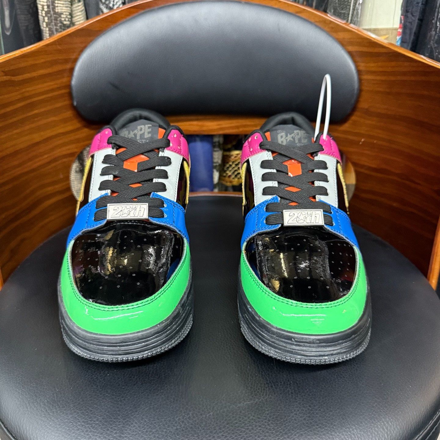 Bape Bape Limited Black Lowtop Sneakers 9.5 Men Size US 9.5 / EU 42-43 - 2 Thumbnail