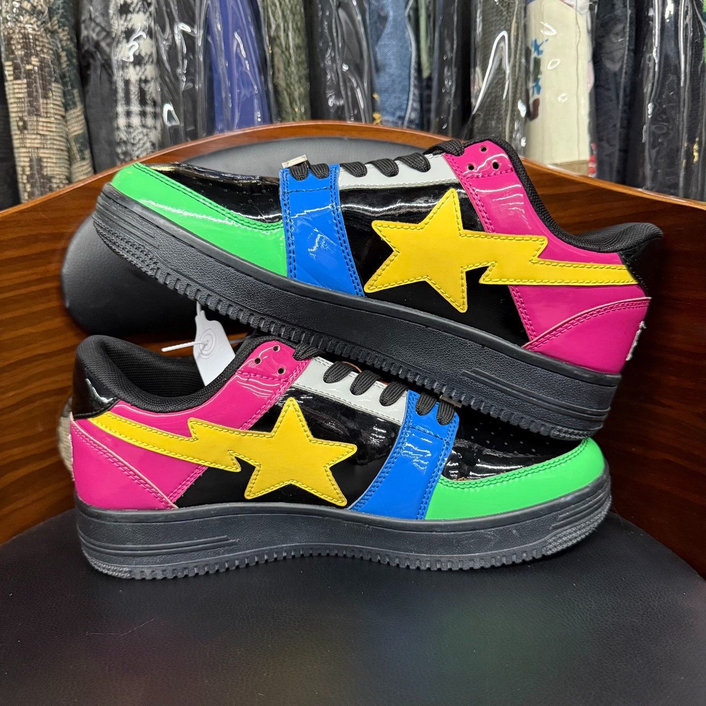 Bape Bape Limited Black Lowtop Sneakers 9.5 Men Size US 9.5 / EU 42-43 - 7 Thumbnail