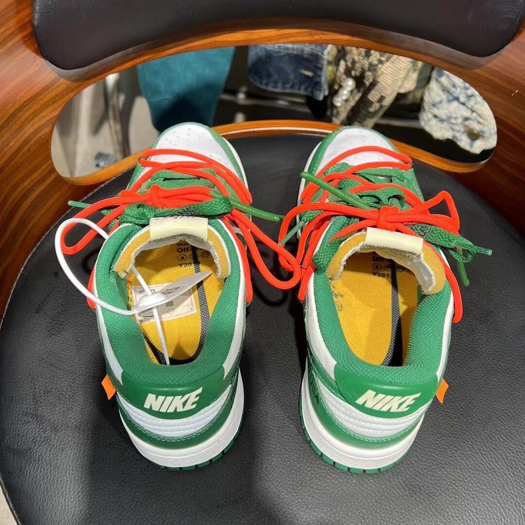 Nike Nike DUNK Green Lowtop Sneakers 5.5 Men Size US 5.5 / EU 38 - 7 Thumbnail