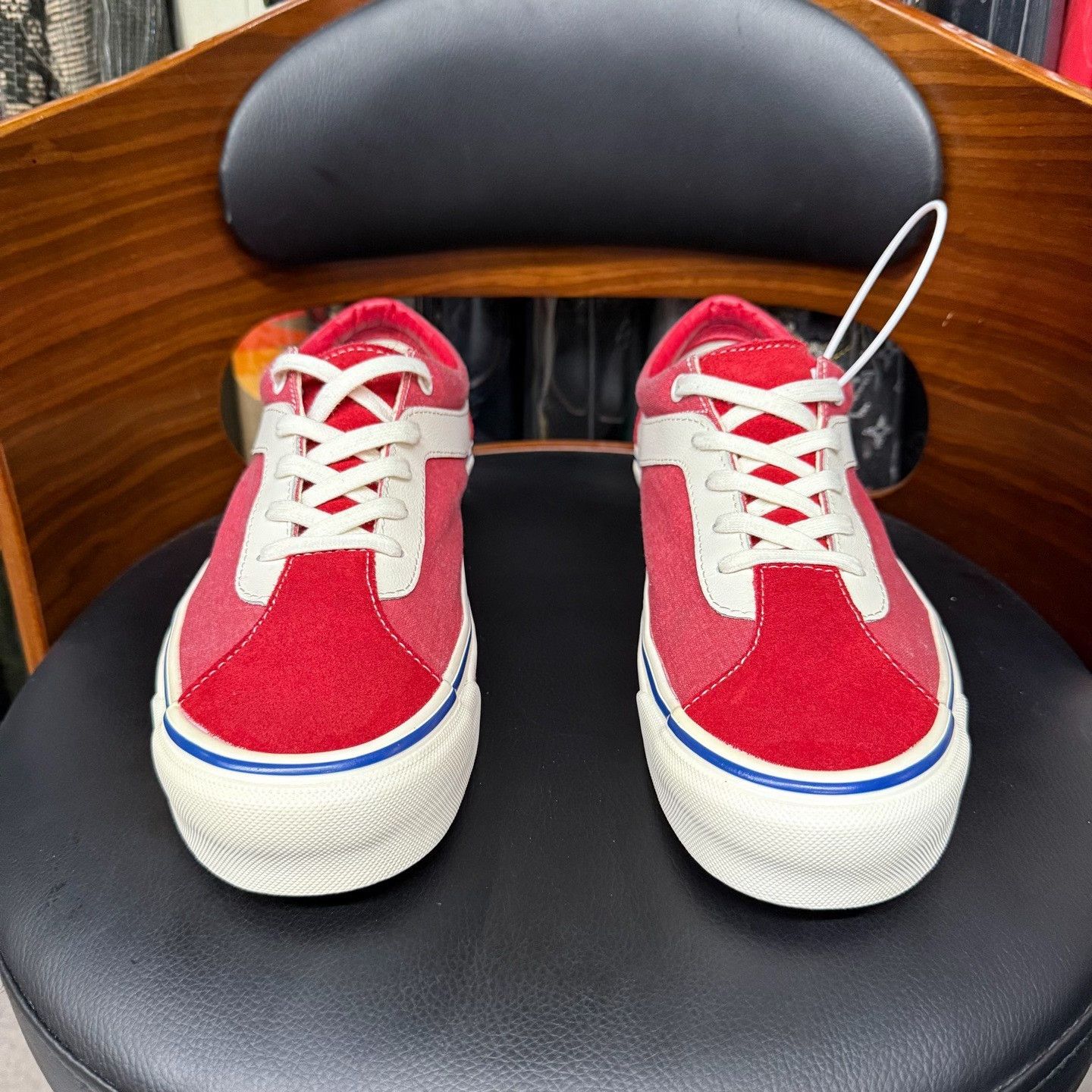Vans Vans Collab Red Lowtop Sneakers 9 Men Size US 9 / EU 42 - 2 Thumbnail