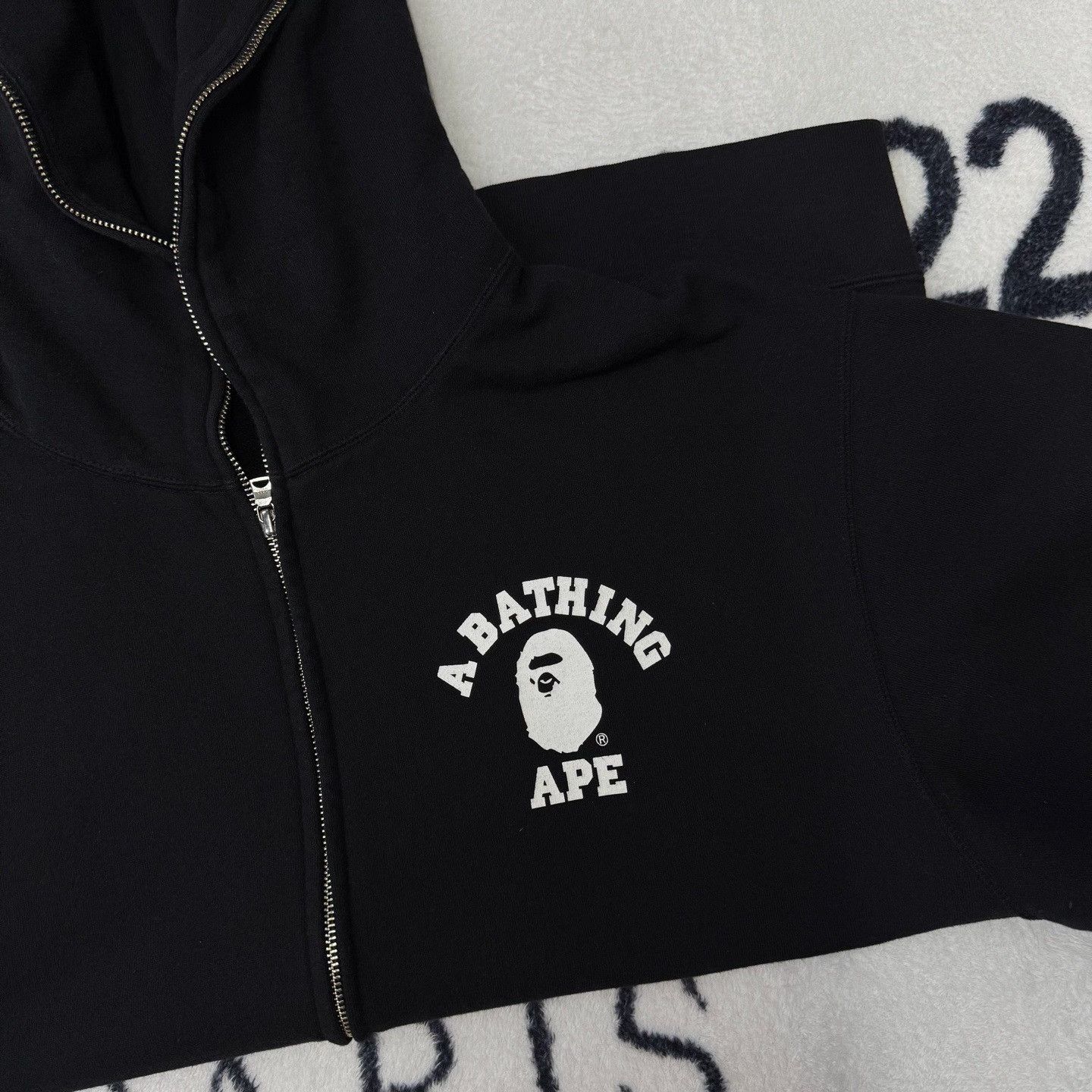 Bape Bape Printed Black Hoodie xl Men Size US XL / EU 56 / 4 - 4 Thumbnail