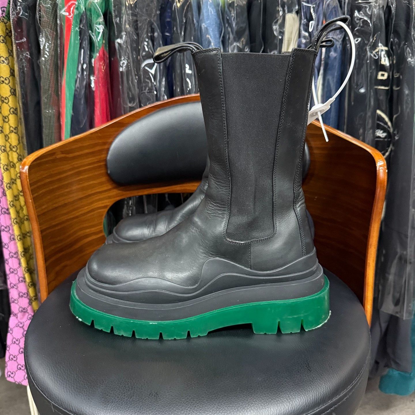 Bottega Veneta Bottega Veneta Green Boots us_6-5 Women Size US 6.5 / IT 36.5 - 6 Thumbnail
