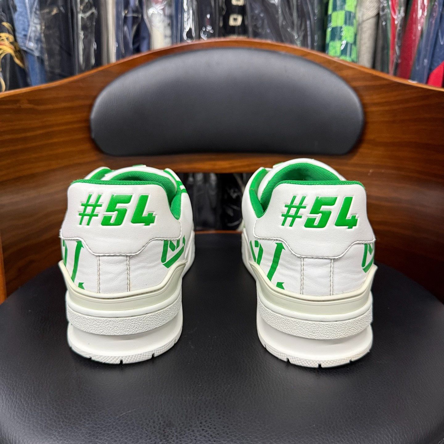 Louis Vuitton Louis Vuitton Training Green Lowtop Sneakers 8.5 Men Size US 8.5 / EU 41-42 - 3 Thumbnail