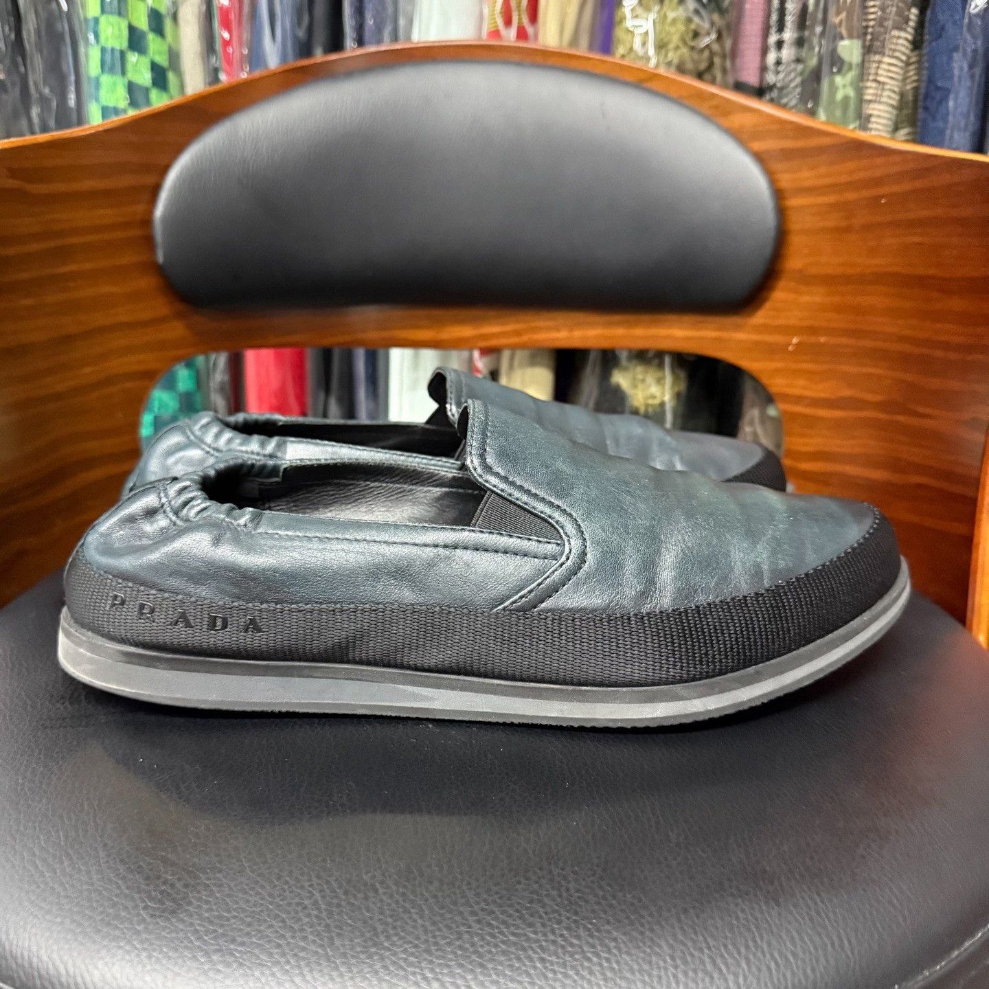 Prada Prada Casual Blue Lowtop Sneakers 9 Men Size US 9 / EU 42 - 4 Thumbnail