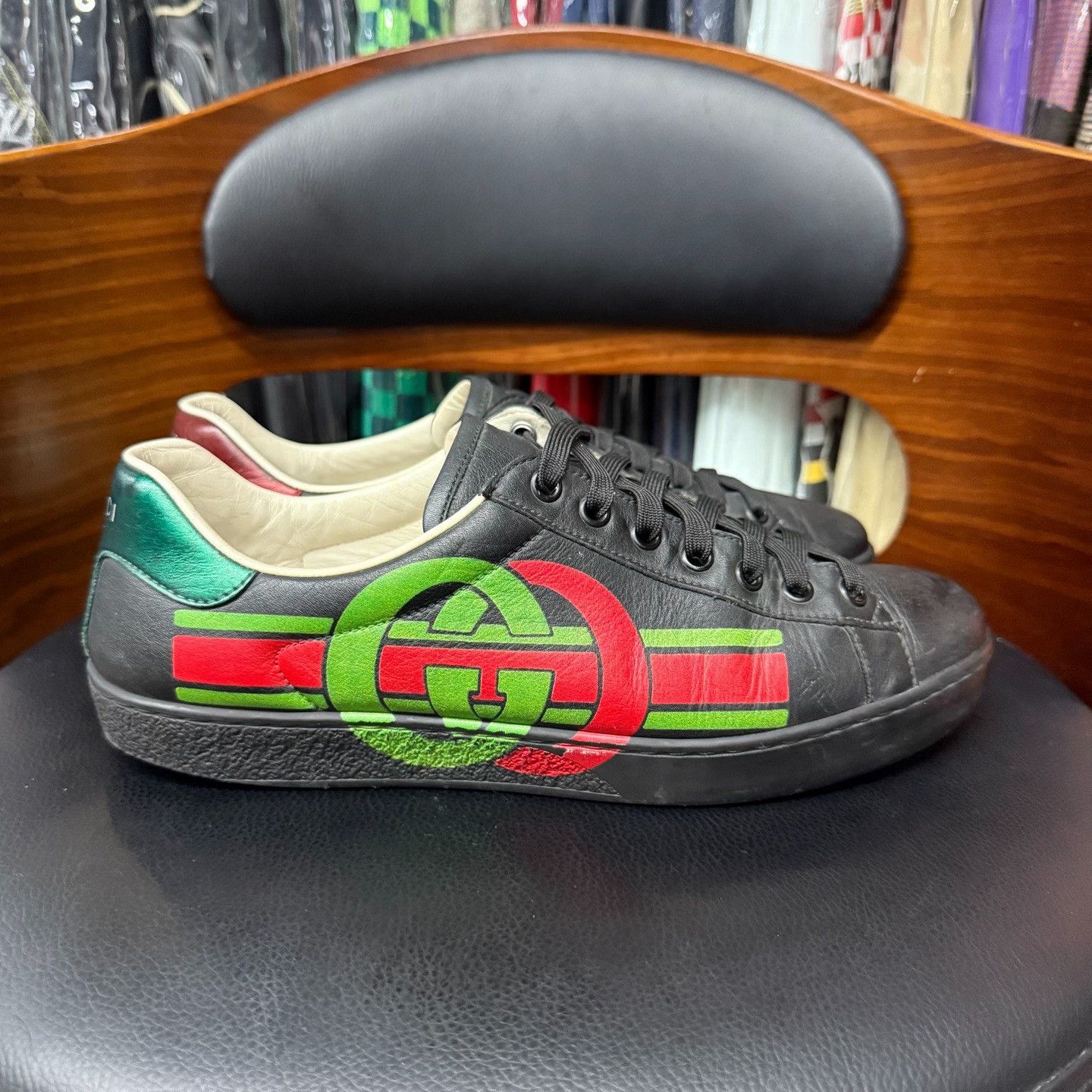 Gucci Gucci Casual Black Lowtop Sneakers 7.5 Men Size US 7.5 / EU 40-41 - 4 Thumbnail