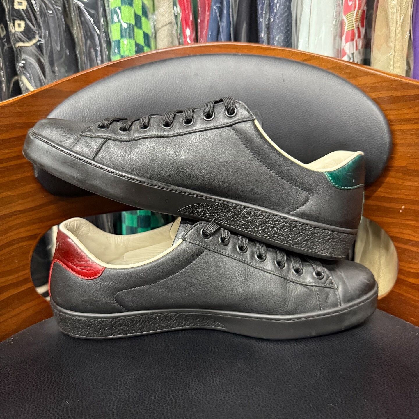 Gucci Gucci Casual Black Lowtop Sneakers 7.5 Men Size US 7.5 / EU 40-41 - 7 Thumbnail