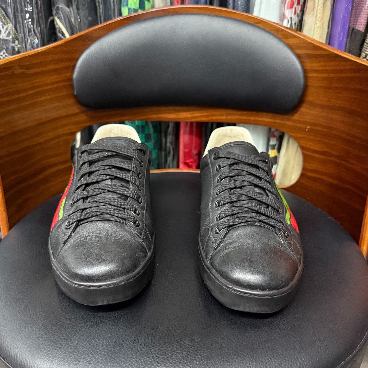 Gucci Gucci Casual Black Lowtop Sneakers 7.5 Men Size US 7.5 / EU 40-41 - 2 Thumbnail