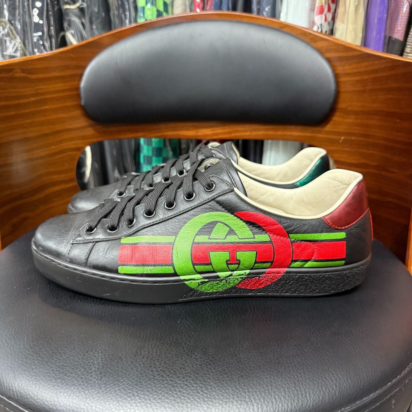 Gucci Gucci Casual Black Lowtop Sneakers 7.5 Men Size US 7.5 / EU 40-41 - 6 Thumbnail