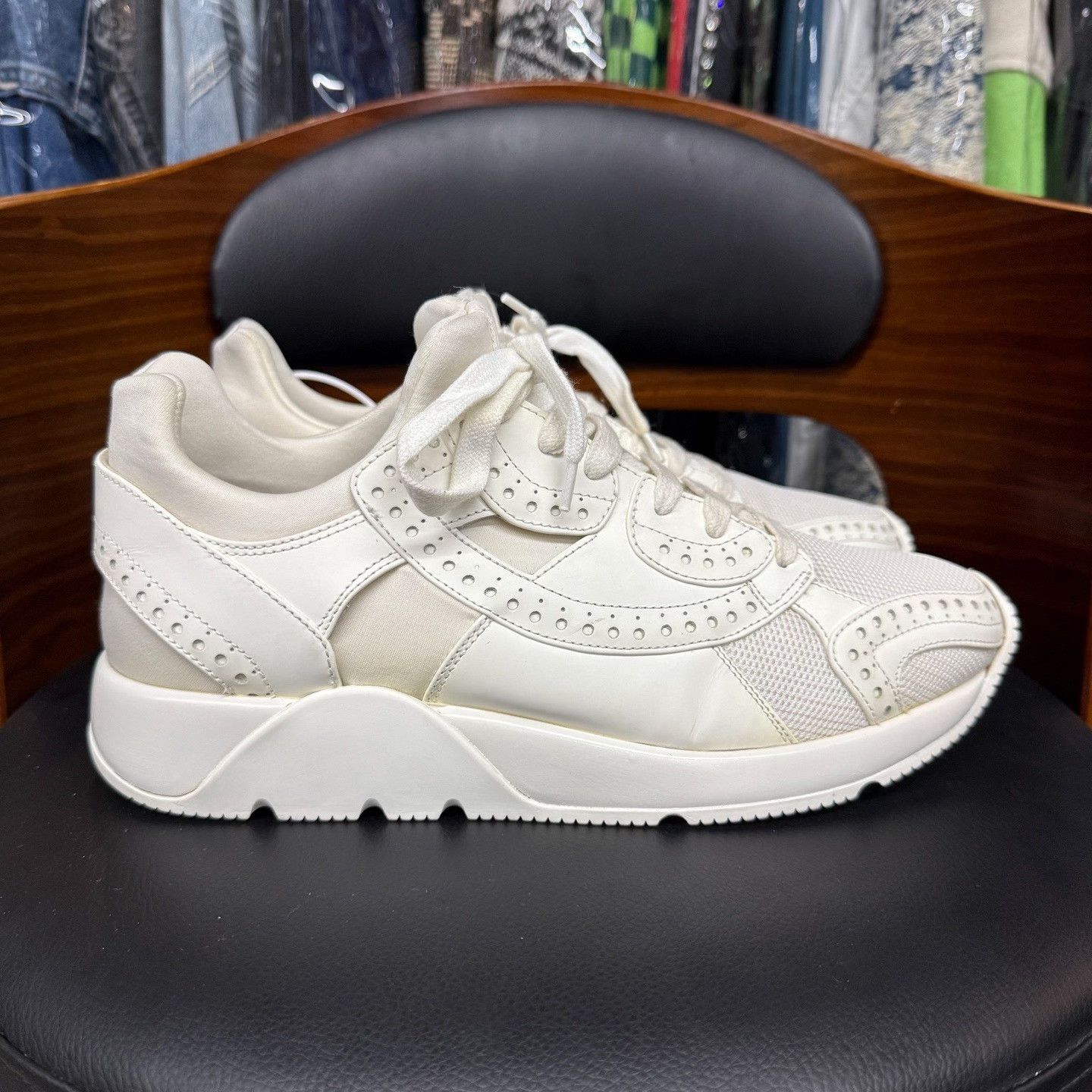 Dior Dior White Lowtop Sneakers 7.5 Men Size US 7.5 / EU 40-41 - 4 Thumbnail