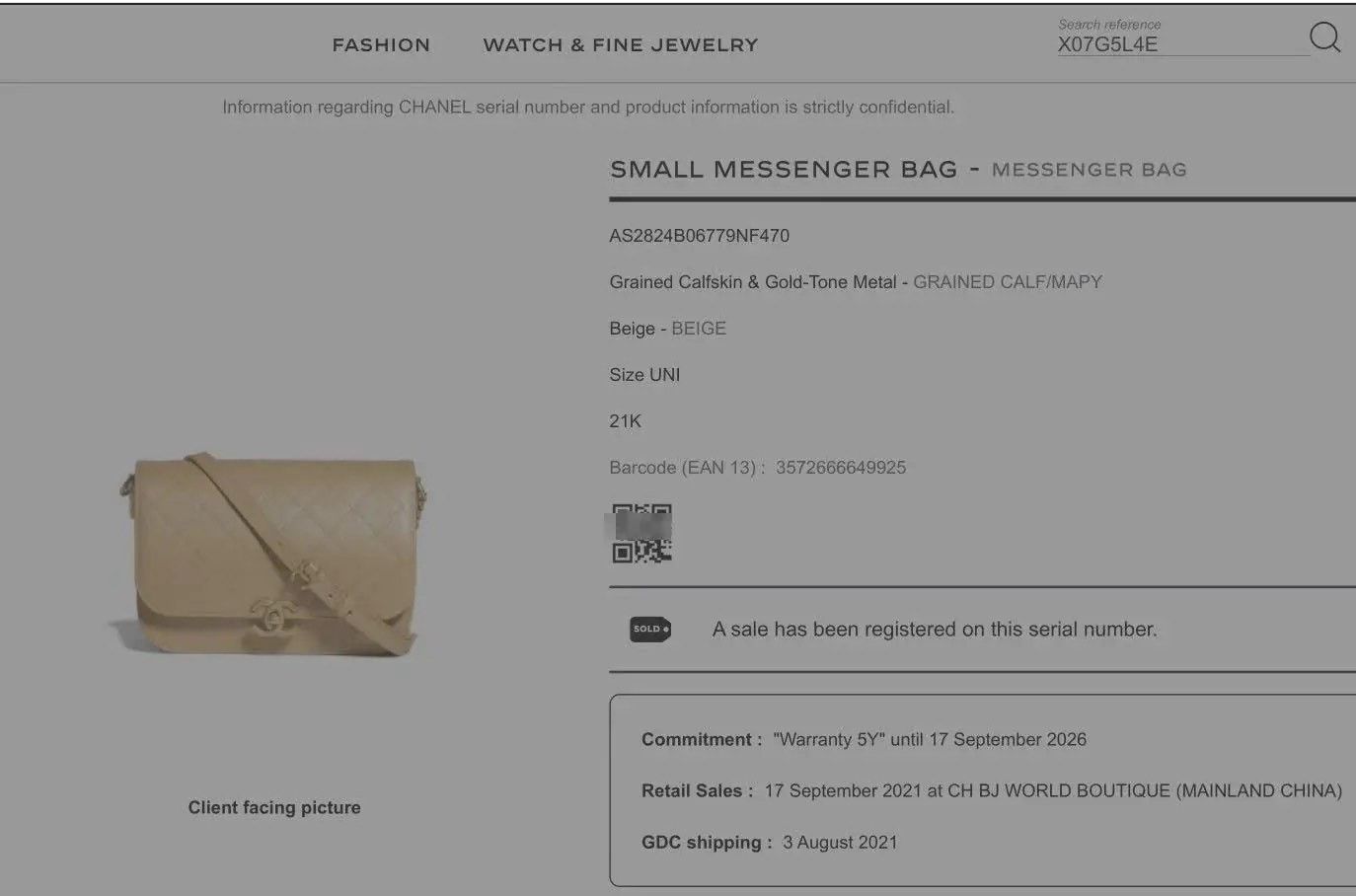 Chanel Pre-loved Bag Very good condition Size ONE SIZE - 9 Thumbnail