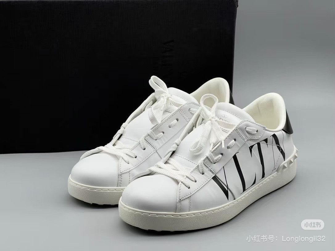Valentino Valentino White Lowtop Sneakers 8.5 Men Size US 8.5 / EU 41-42 - 9 Thumbnail