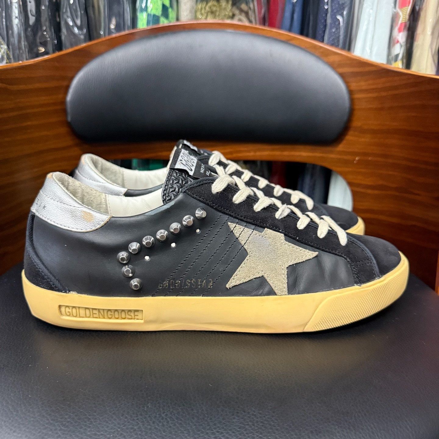 Golden Goose Golden Goose Distressed Yellow Lowtop Sneakers 8.5 Men Size US 8.5 / EU 41-42 - 4 Thumbnail