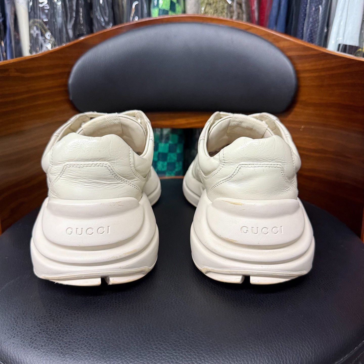 Gucci Gucci White Lowtop Sneakers 8.5 Men Size US 8.5 / EU 41-42 - 3 Thumbnail