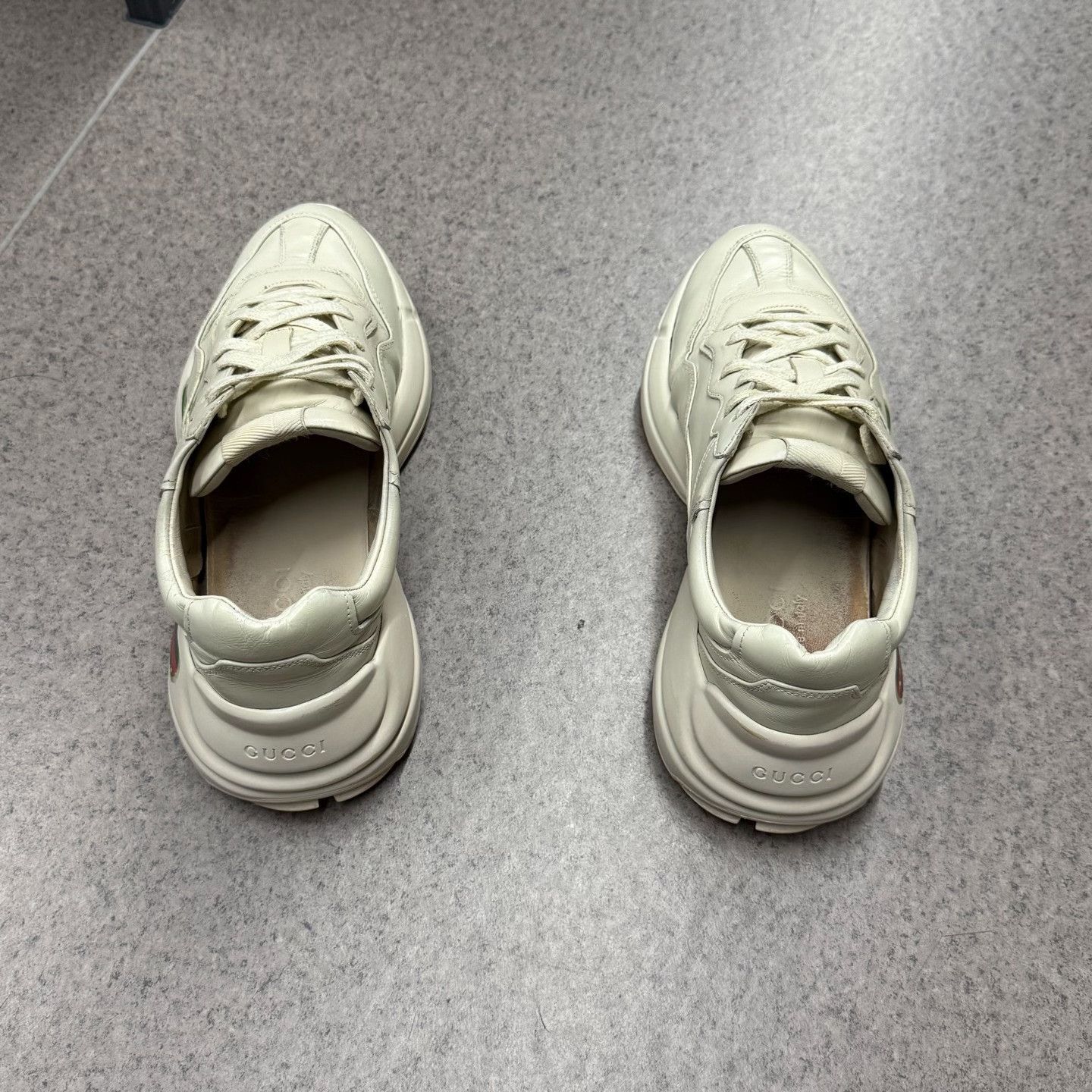 Gucci Gucci White Lowtop Sneakers 8.5 Men Size US 8.5 / EU 41-42 - 8 Thumbnail