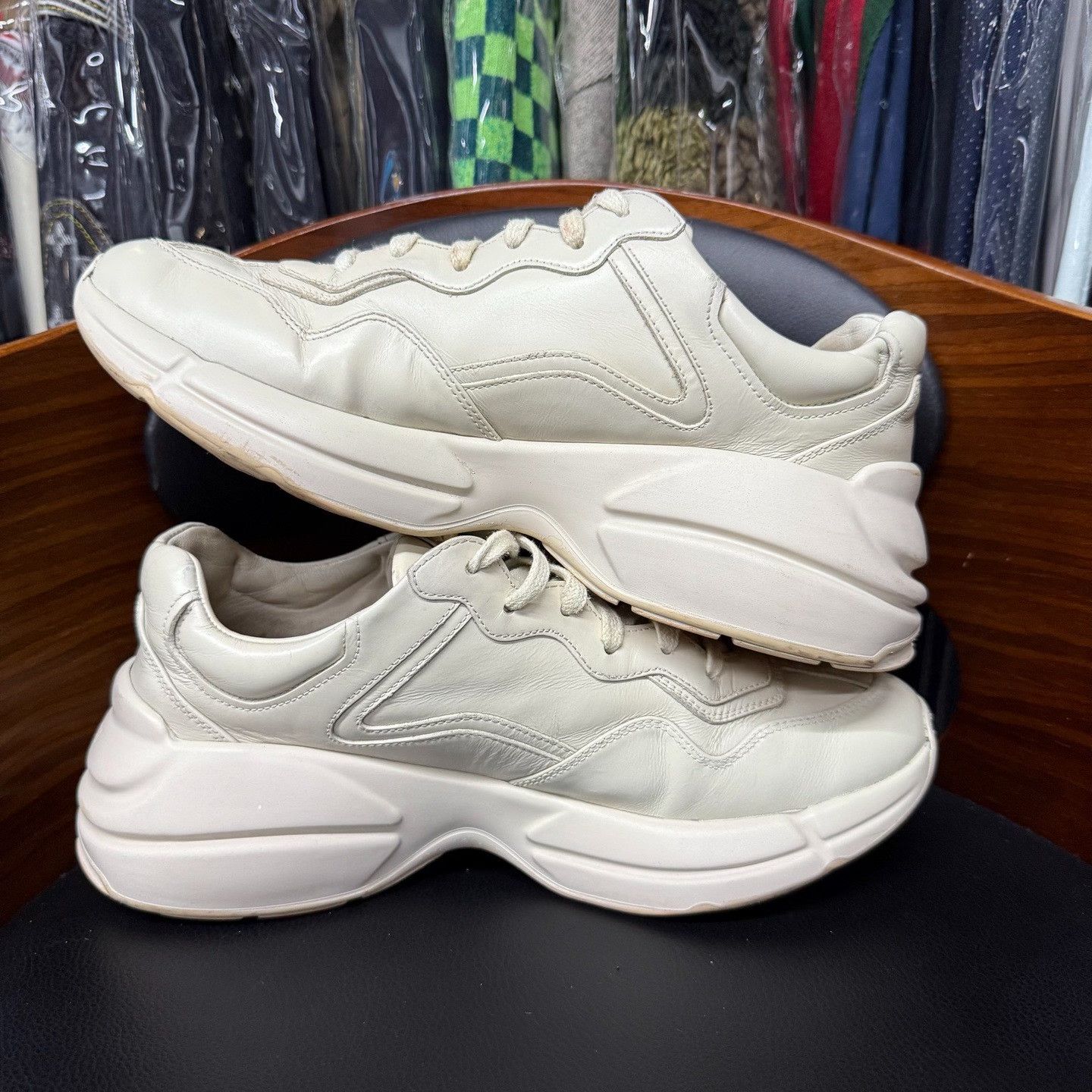 Gucci Gucci White Lowtop Sneakers 8.5 Men Size US 8.5 / EU 41-42 - 7 Thumbnail