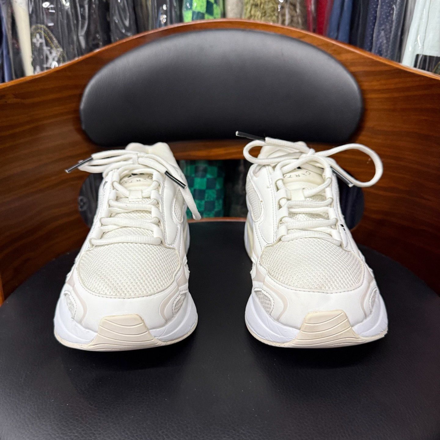 Adidas Adidas White Lowtop Sneakers 38 Women Size US 7.5 / IT 37.5 - 2 Thumbnail