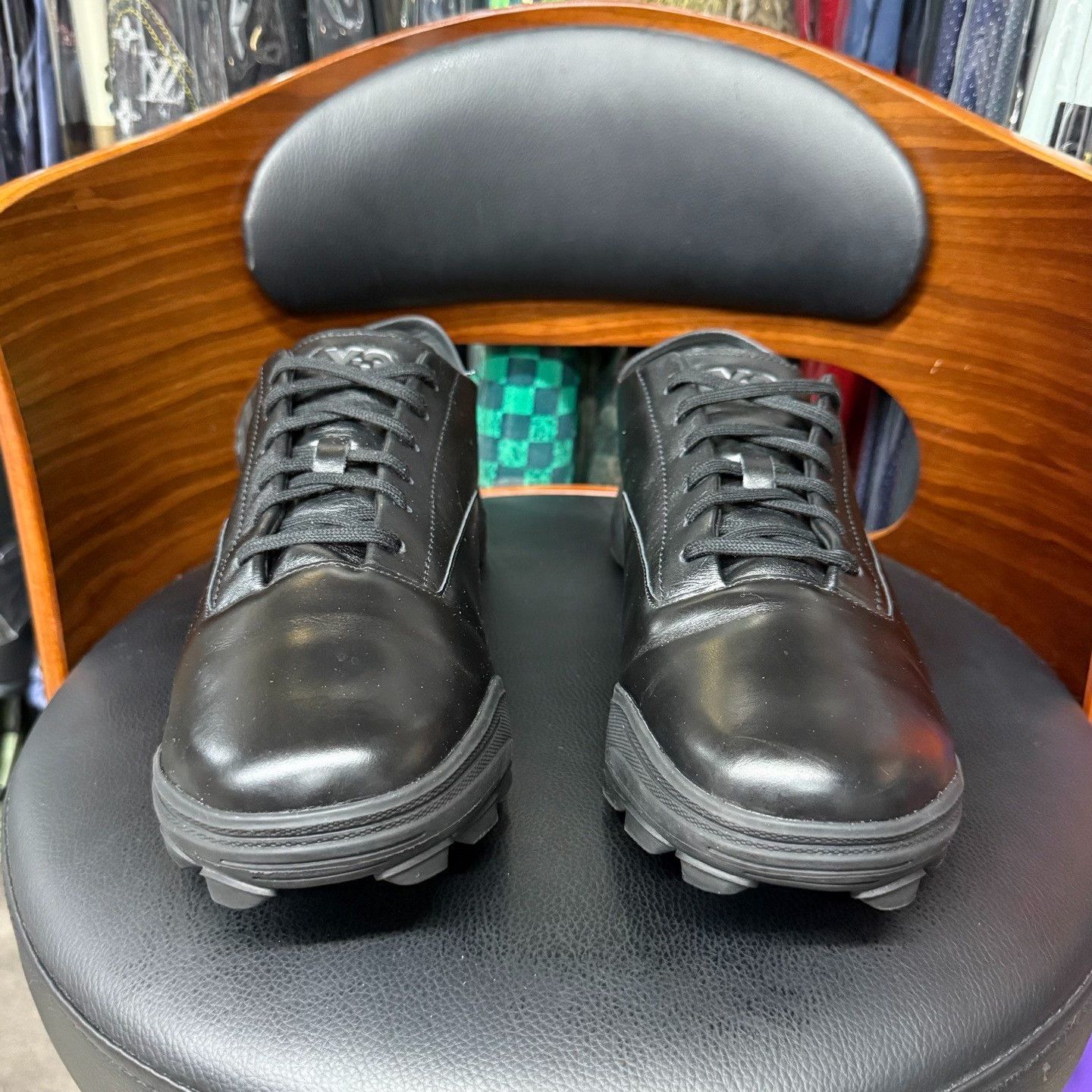 Y-3 Y-3 Casual Black Lowtop Sneakers 12 Men Size US 12 / EU 45 - 2 Thumbnail