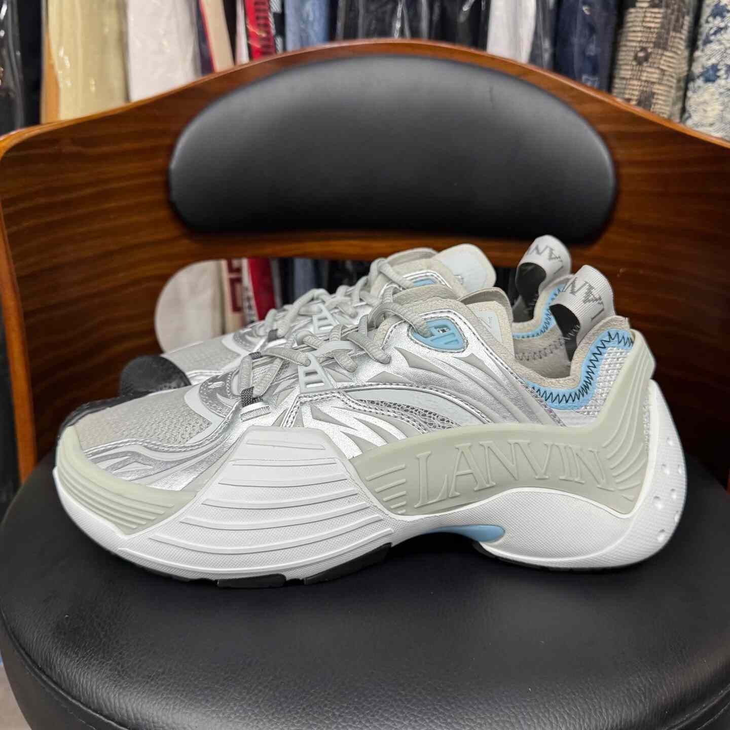 Lanvin Lanvin White Lowtop Sneakers 7.5 Men Size US 7.5 / EU 40-41 - 6 Thumbnail