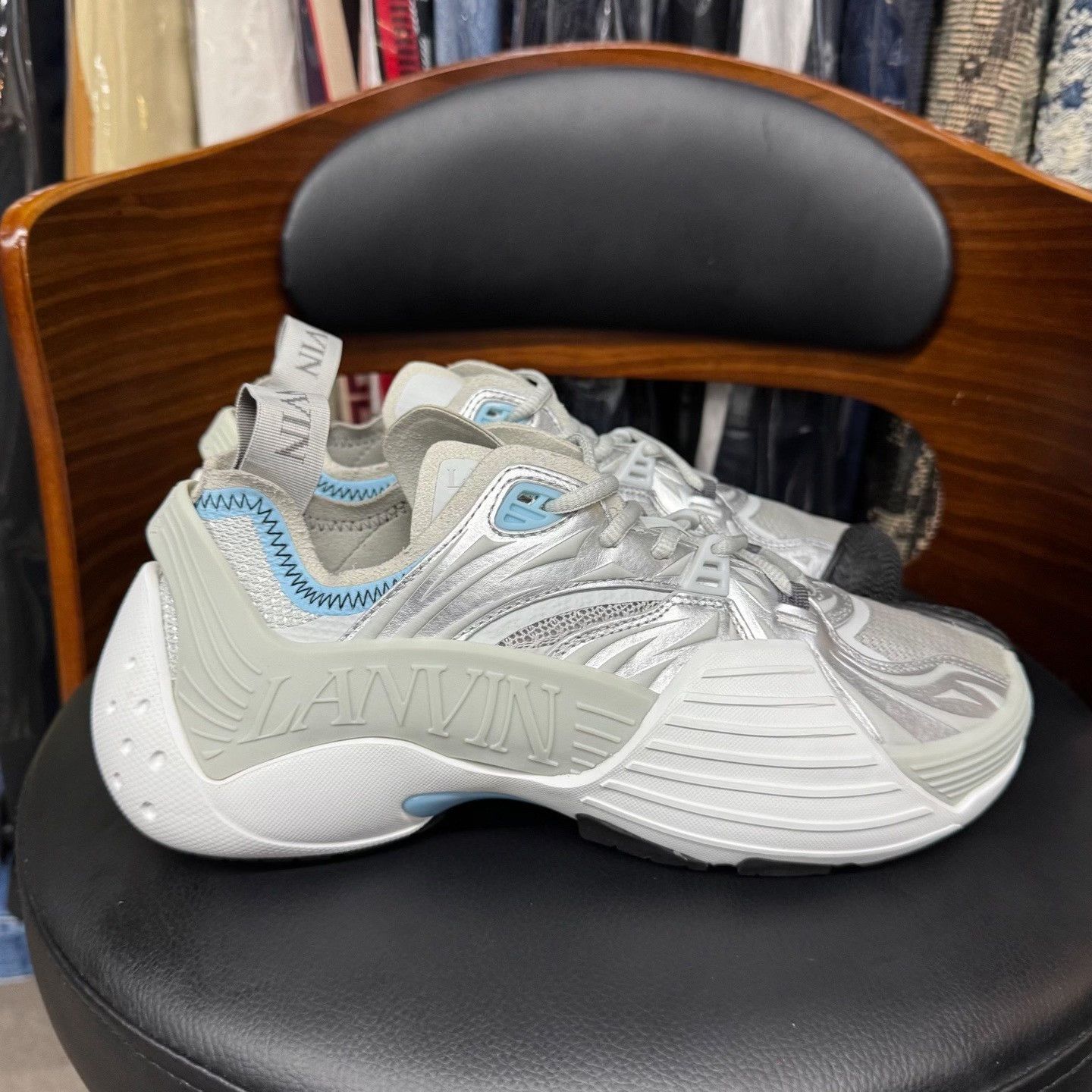 Lanvin Lanvin White Lowtop Sneakers 7.5 Men Size US 7.5 / EU 40-41 - 4 Thumbnail