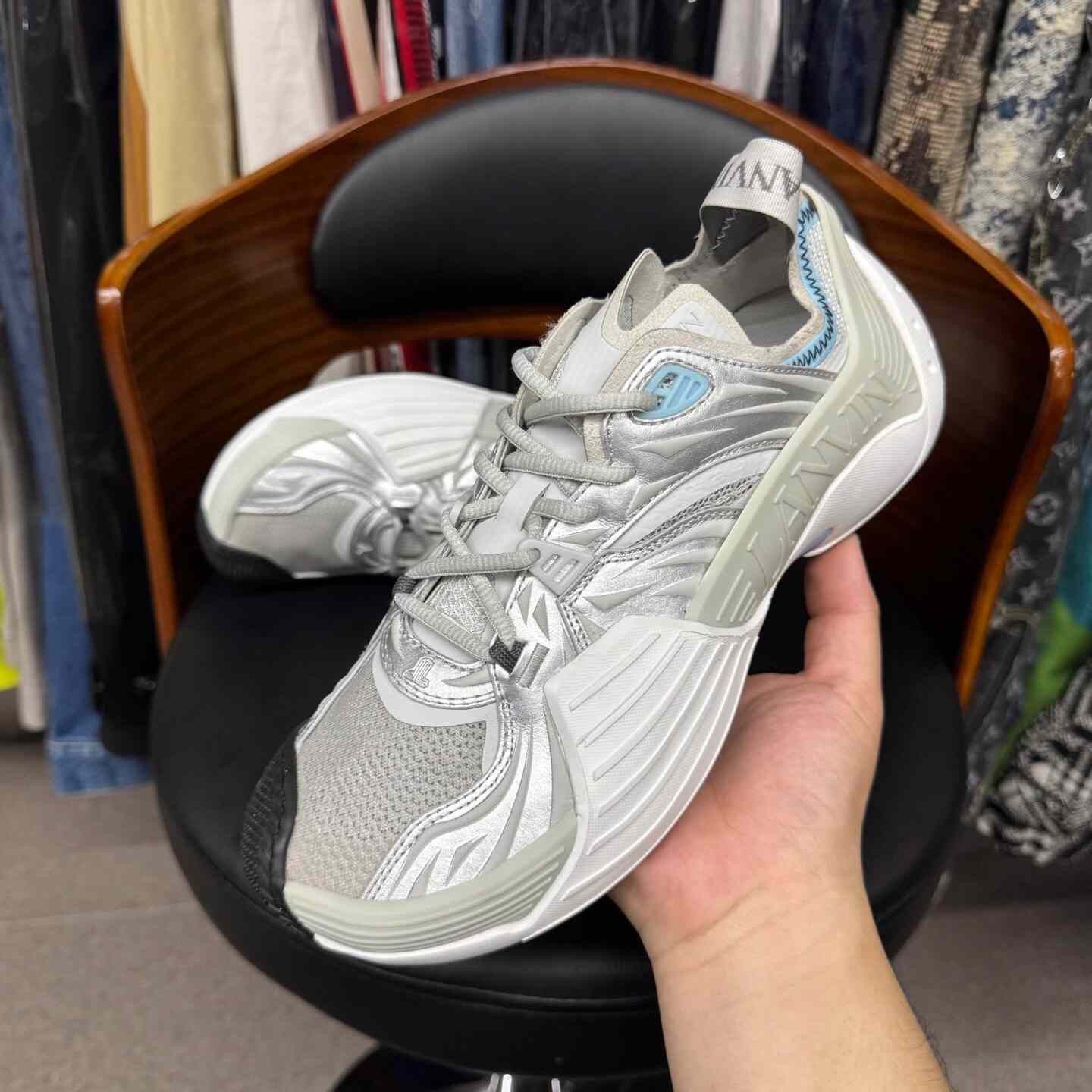 Lanvin Lanvin White Lowtop Sneakers 7.5 Men Size US 7.5 / EU 40-41 - 7 Thumbnail