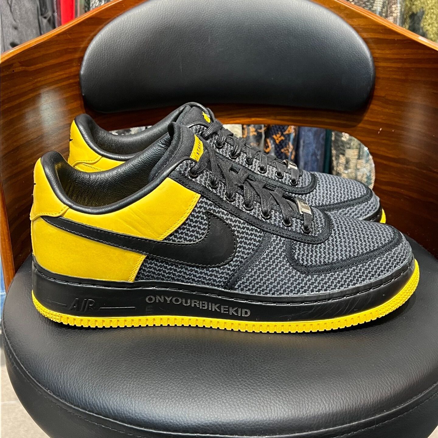 Nike Nike AF1 Collab Yellow Lowtop Sneakers 11 Men Size US 11 / EU 44 - 4 Thumbnail