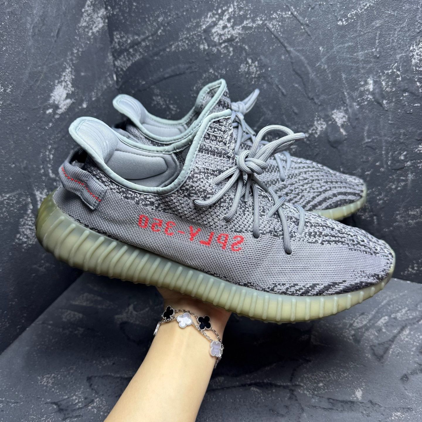 Adidas Adidas YEEZY350 Gray Lowtop Sneakers 14 Men Size US 14 / EU 47 - 7 Thumbnail