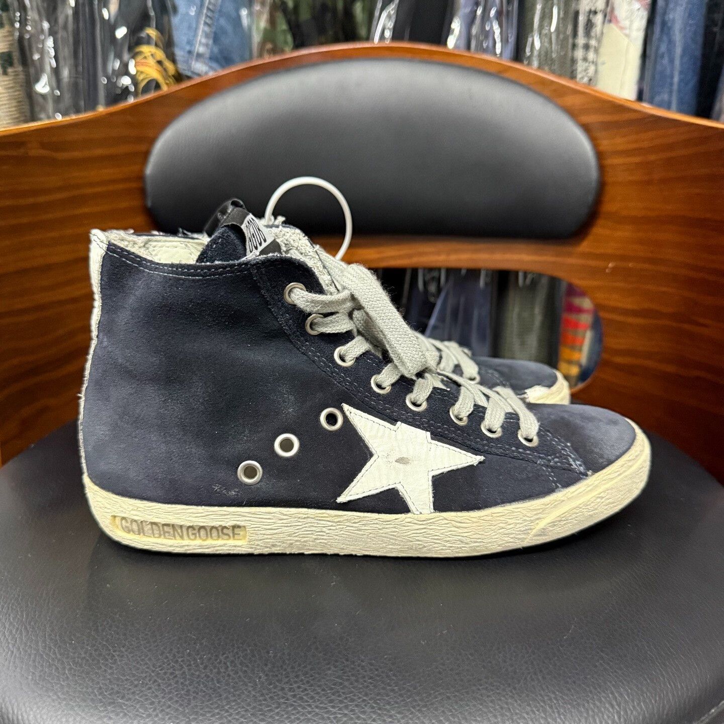 Golden Goose Golden Goose Yellow Hitop Sneakers 36 Women Size US 6 / IT 36 - 4 Thumbnail
