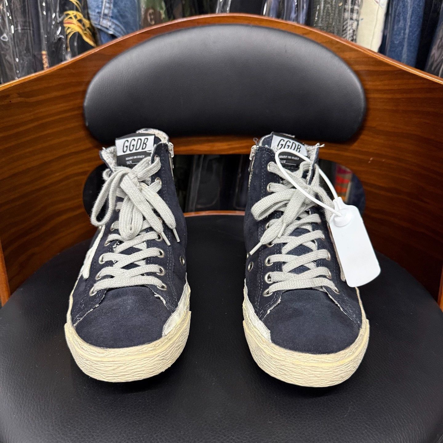 Golden Goose Golden Goose Yellow Hitop Sneakers 36 Women Size US 6 / IT 36 - 2 Thumbnail