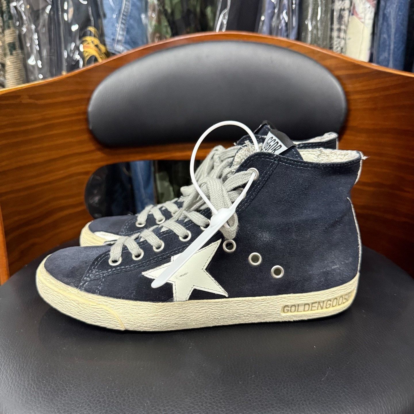 Golden Goose Golden Goose Yellow Hitop Sneakers 36 Women Size US 6 / IT 36 - 6 Thumbnail