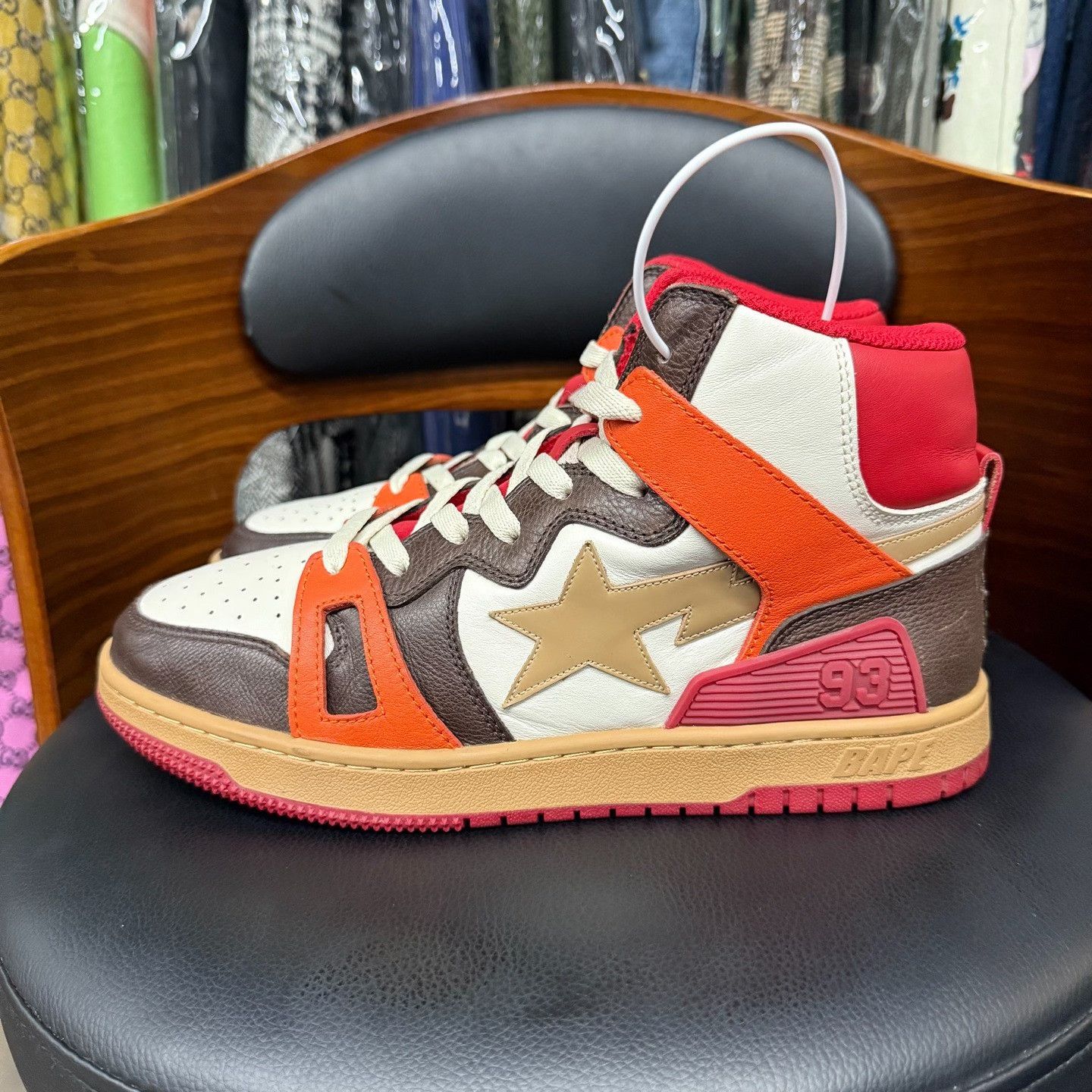Bape Bape Beige Lowtop Sneakers 9.5 Men Size US 9.5 / EU 42-43 - 5 Thumbnail