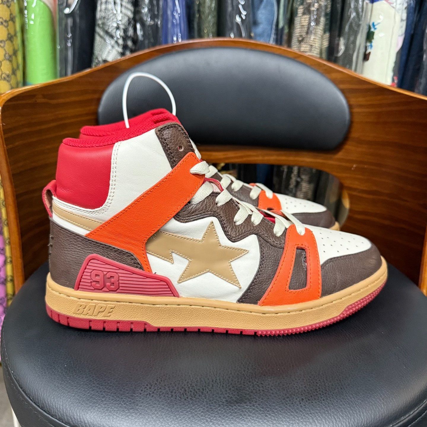Bape Bape Beige Lowtop Sneakers 9.5 Men Size US 9.5 / EU 42-43 - 4 Thumbnail